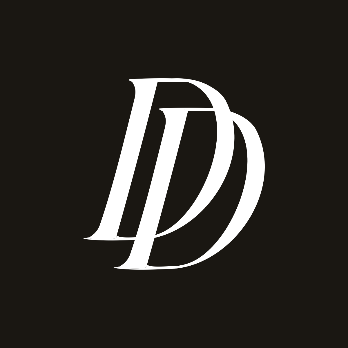 LinkedIn logo, black